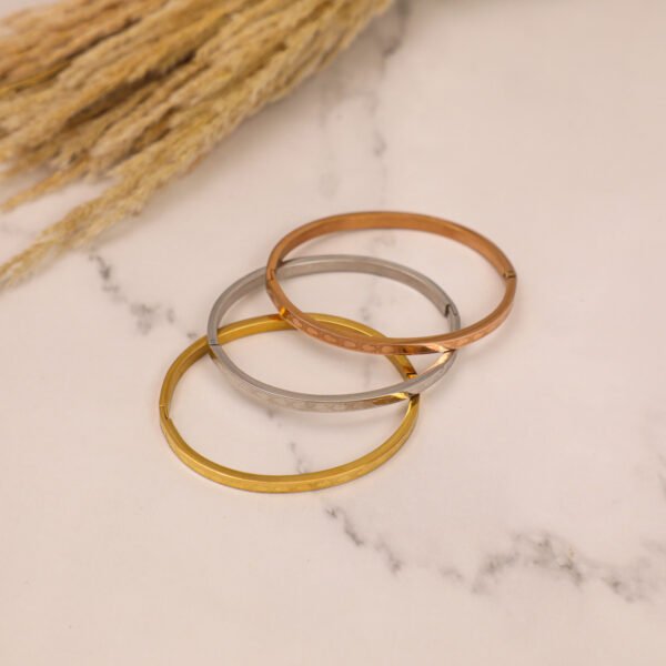 3 Pcs Gold | Silver | Rose Gold Plated Bracelets